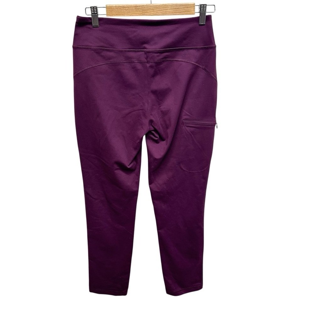 Duluth women’s berry color yoga leggings size XS - Inseam 29 - Picture 2 of 7
